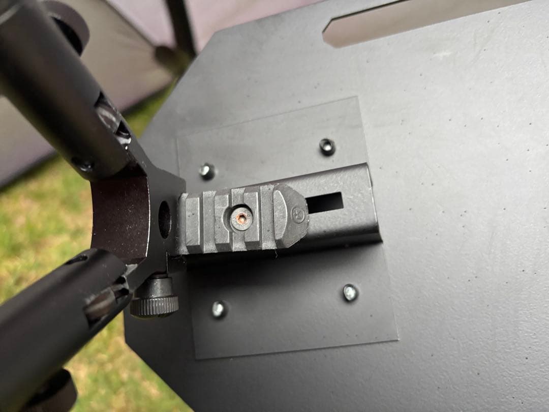 アイアン工房　サイドテーブル　キャンプ　テーブル　高さ調整