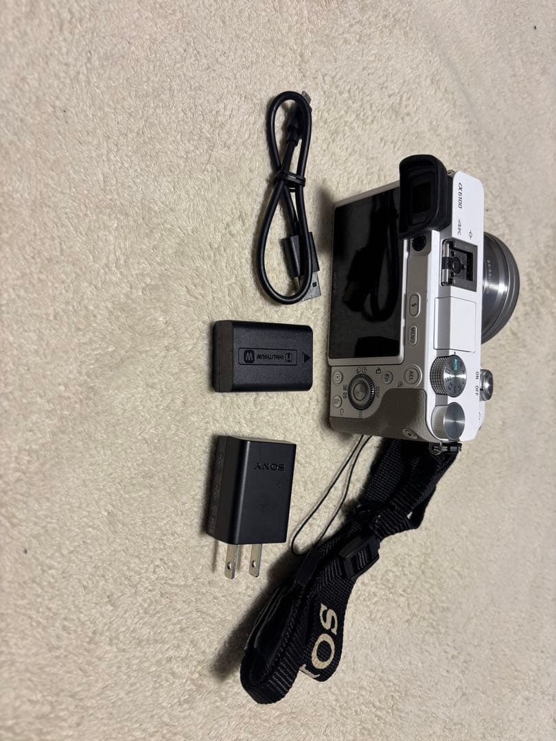 Sony ソニー α6100 パワーズームレンズキット ホワイト