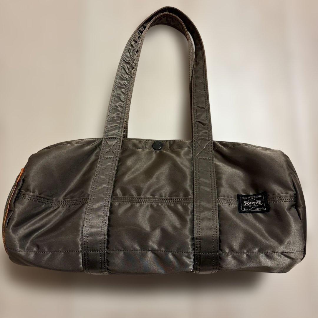 美品✨希少 ポーター タンカー ダッフル ミニボストンバッグSサイズ グレー