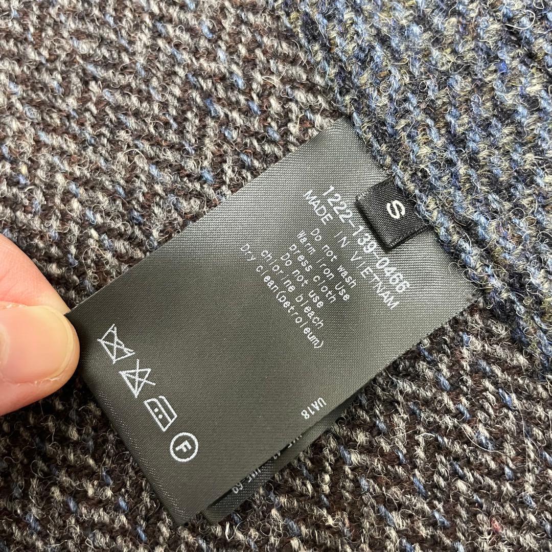 【美品】BEAUTY＆YOUTHハリスツイードクレージーパターンジャケットS