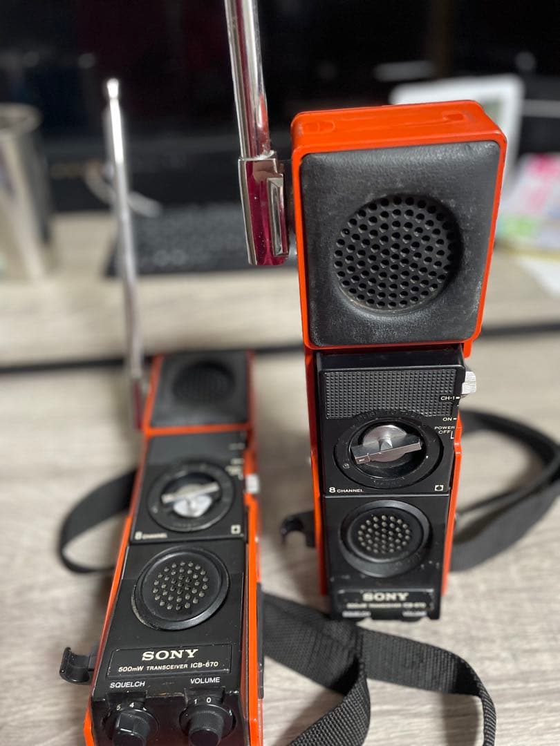 【正常起動‼️】SONY トランシーバー ICB-670／ 2機