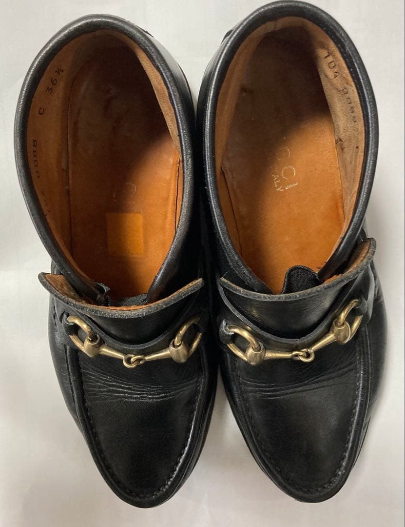 GUCCIホースビット レザー ショートブーツ サイズ36 1/2 23.5cm