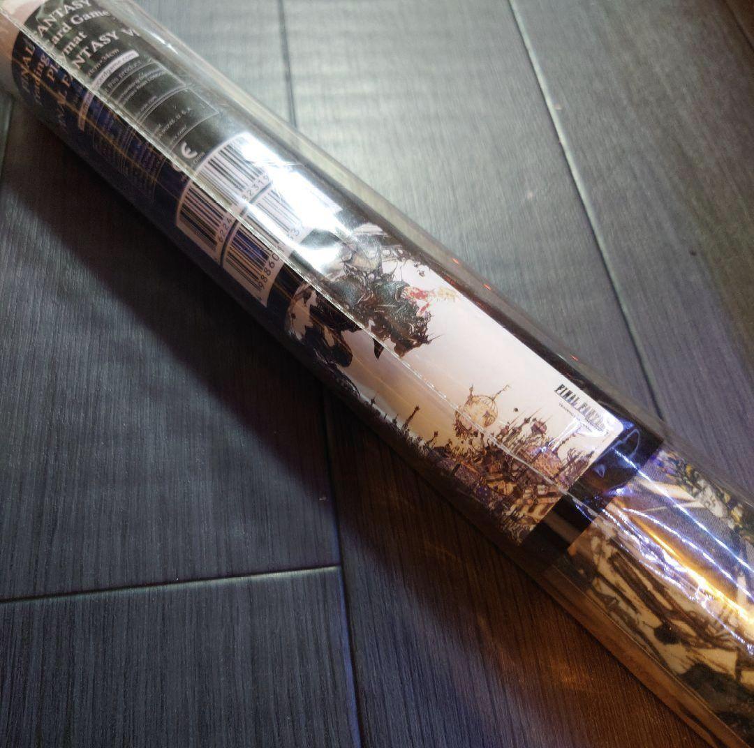 新品 ファイナルファンタジー6 FF6 FFVI プレイマット 街 天野喜孝
