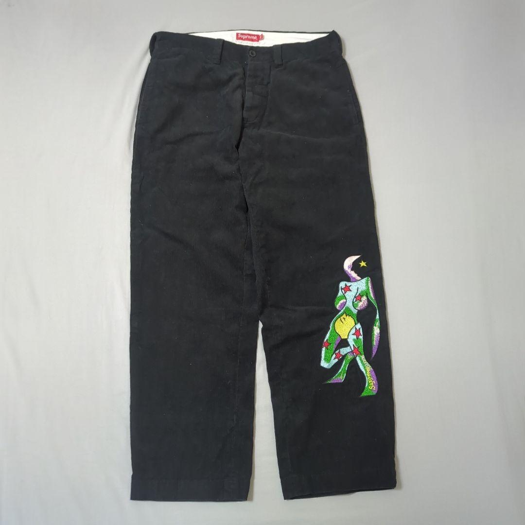 Supreme Gonz コーデュロイチノパン ブラック