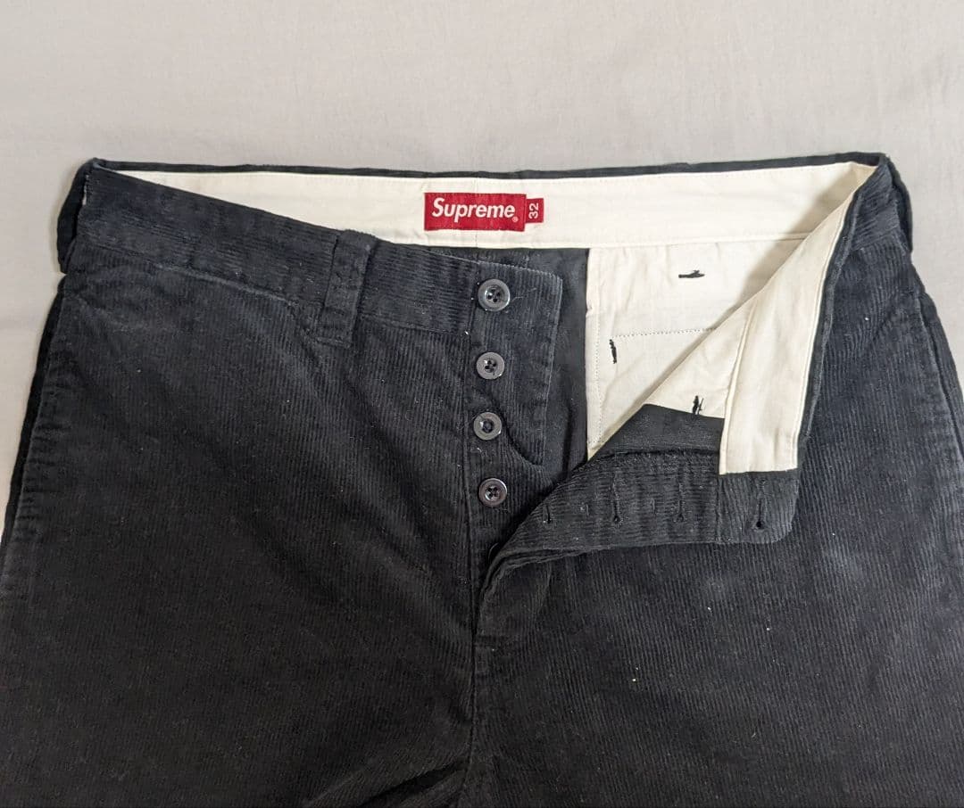 Supreme Gonz コーデュロイチノパン ブラック