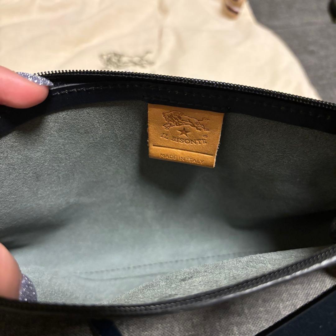 イルビゾンテ　ショルダーバッグ　ネイビー