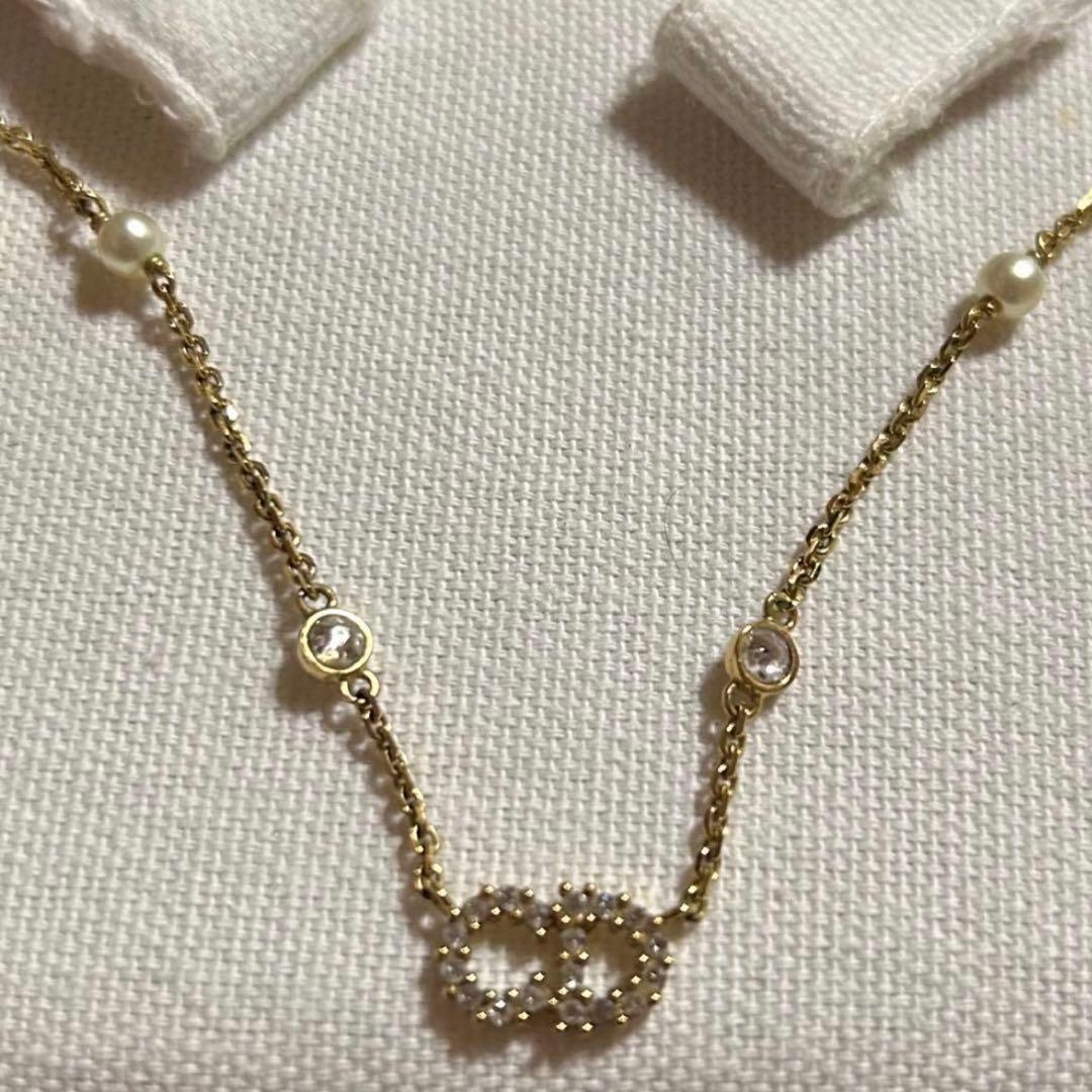 Dior Clair D Lune ネックレス ゴールド CD ロゴ