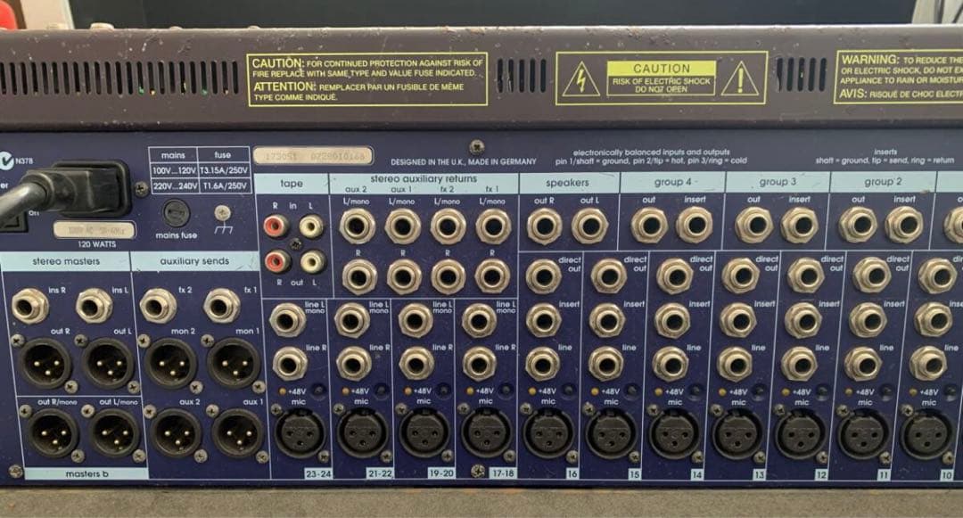 MIDAS　VENICE320　アナログミキサー