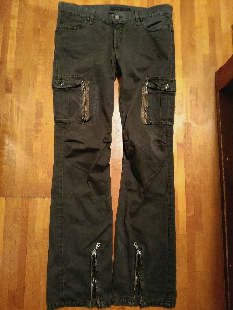 パンツ FUGA flare cargo denim archive