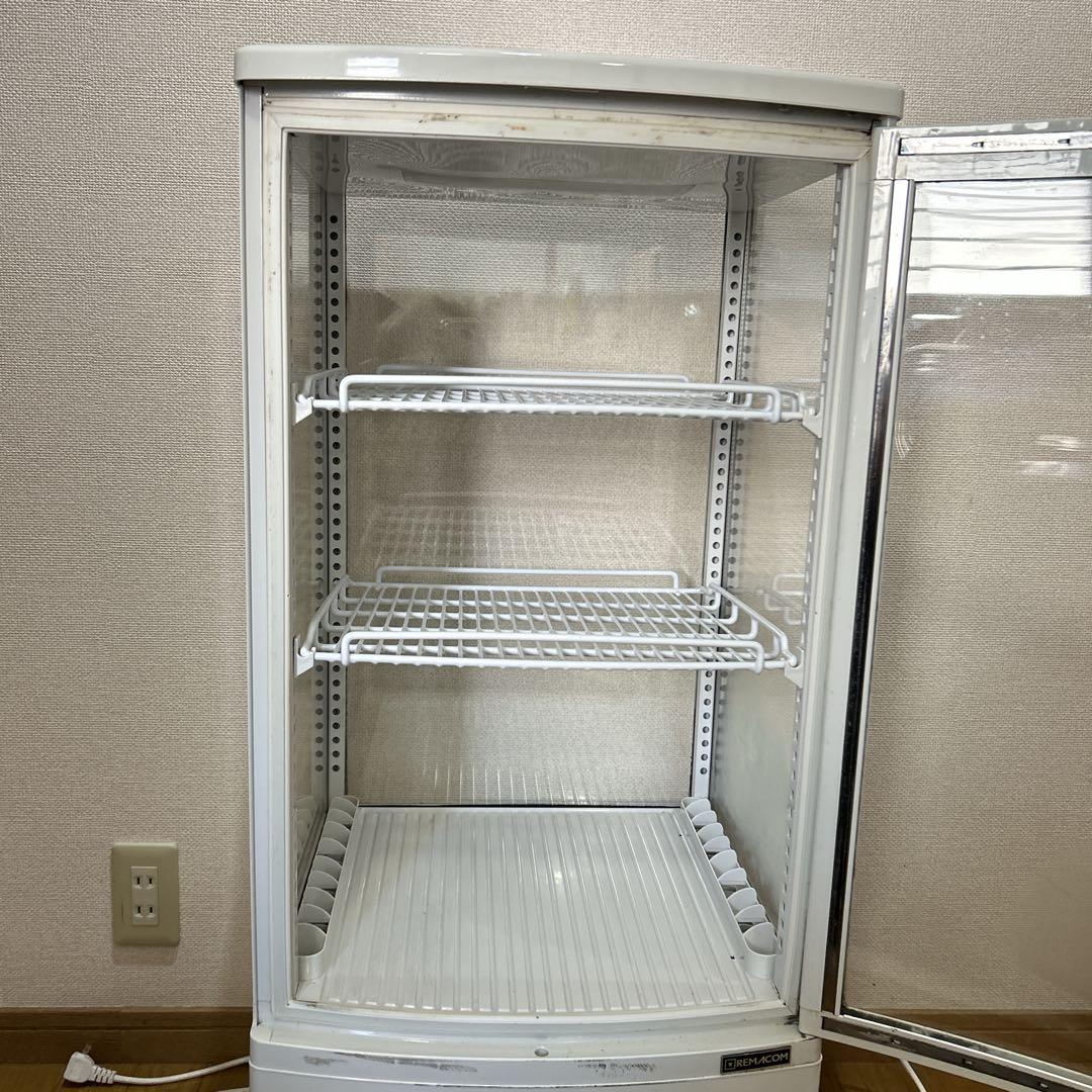レマコム REMACOM 卓上冷蔵ショーケース 冷蔵庫 84L 2014年製