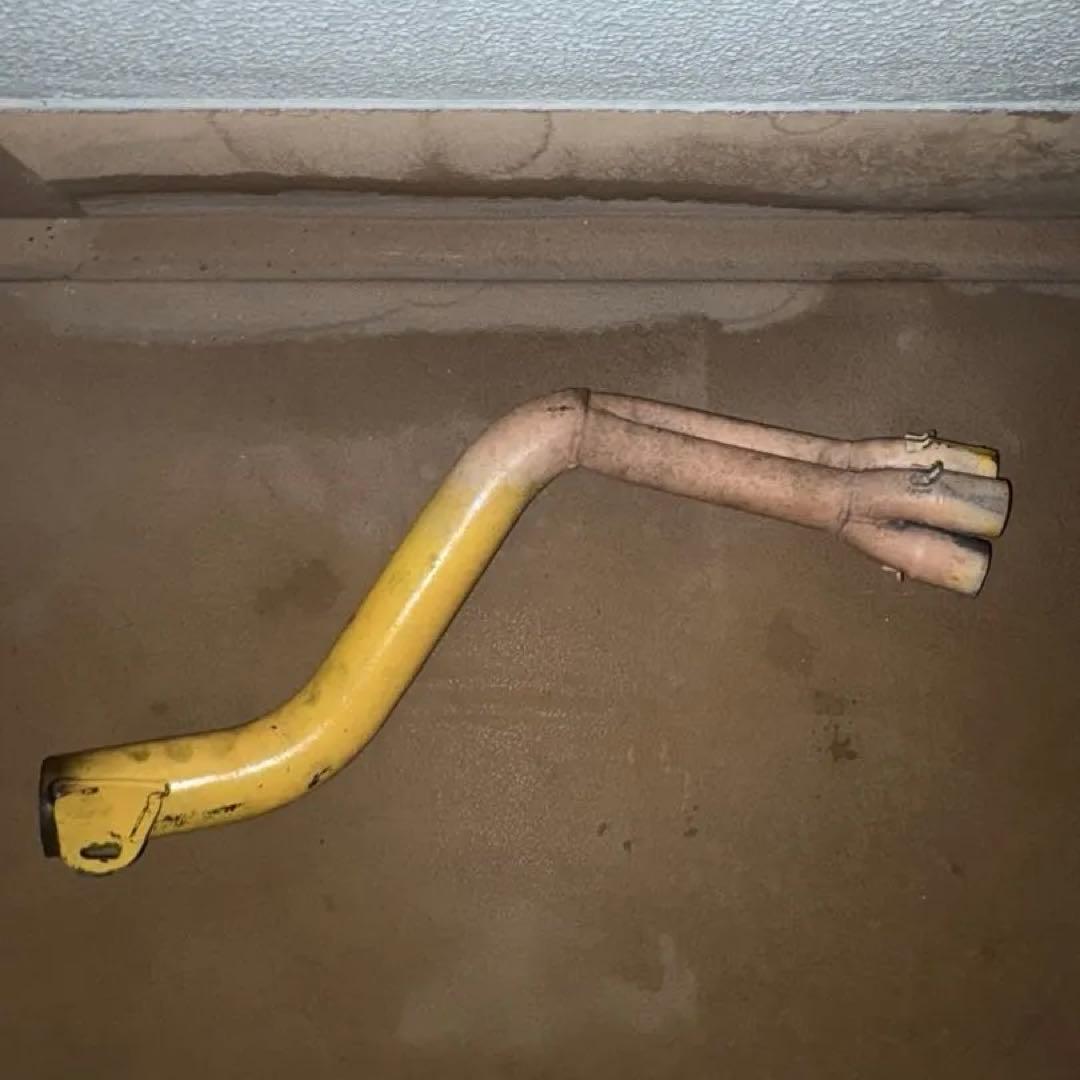 当時物 cbx400f 黒鉄 手曲げガニブレ 2-1