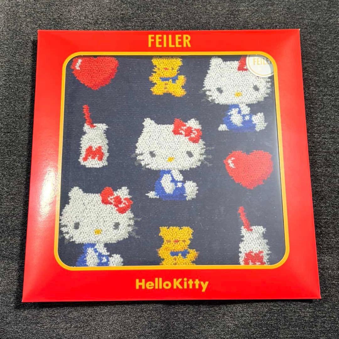 FEILER サンリオ コラボハンカチ ハローキティ マロンクリーム 新品未開封