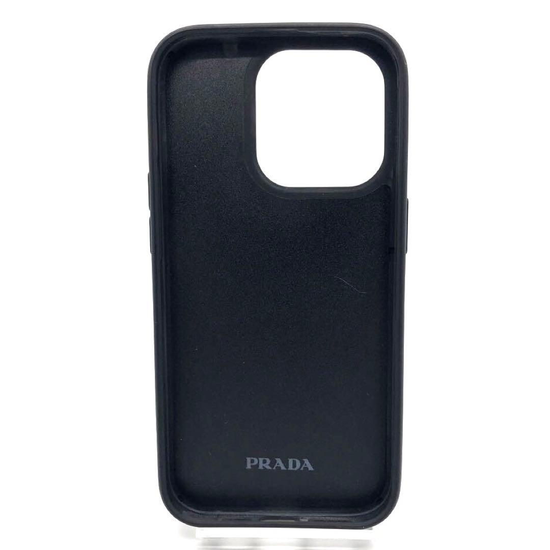 未使用✨プラダ レザー iPhone14 pro ケース ブラック
