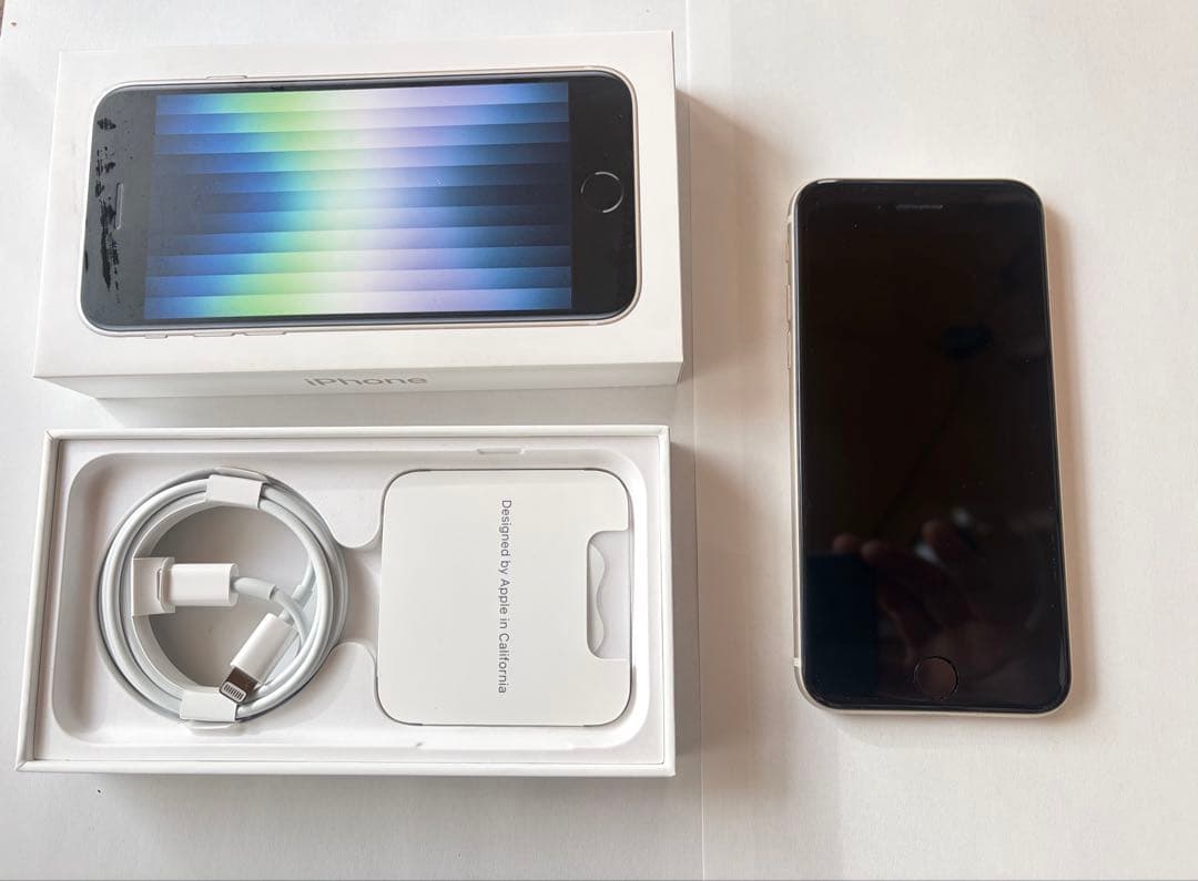 iPhone SE 第3世代 128GB SIMフリー スターライト 86%