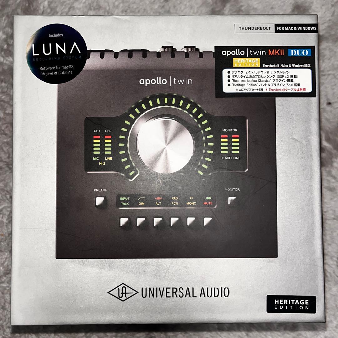 DTM・DAW inkybaby UAD/Apollo twin MKII DUO