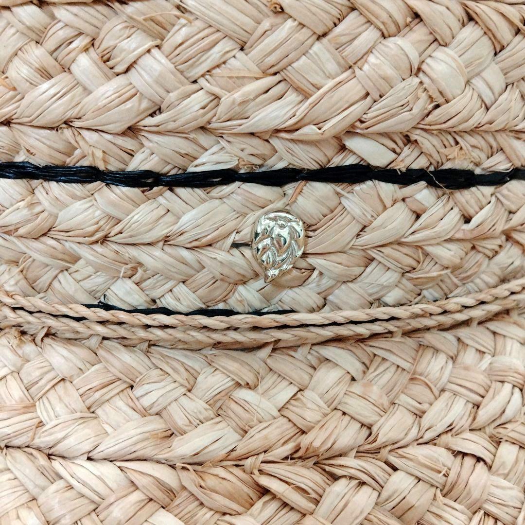 【希少】ヘレンカミンスキー ラフィアハット リボン モチーフ 美品