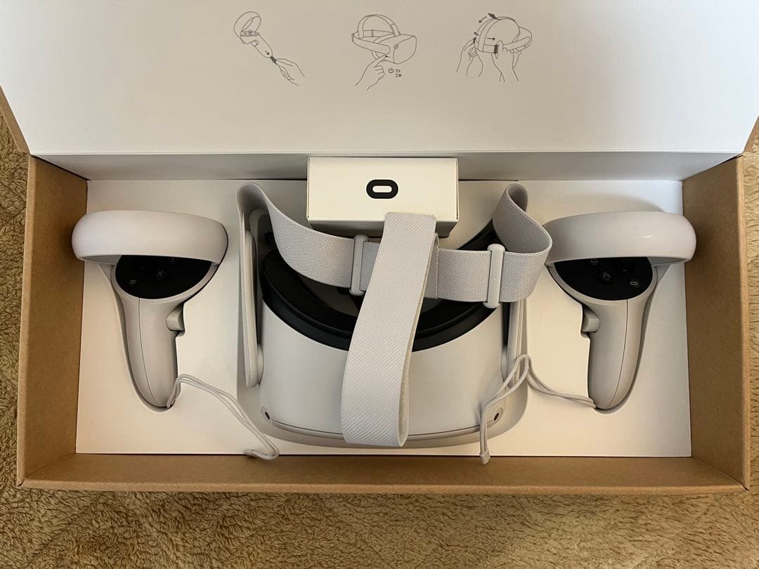  Quest 2 64GB（VRヘッドセット）動作確認済/付属品完備