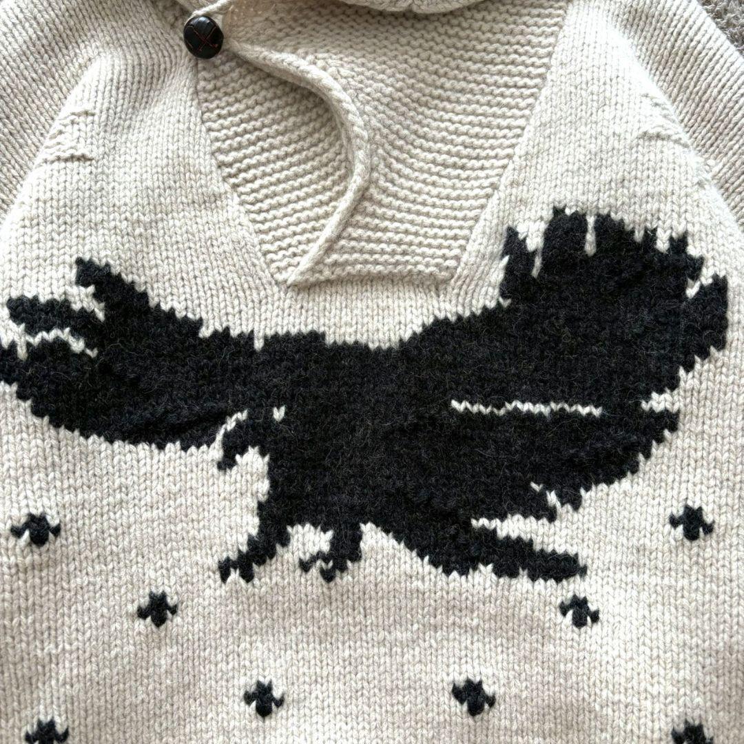 RALPH LAUREN 90s ニット イーグル柄 カウチンセーター