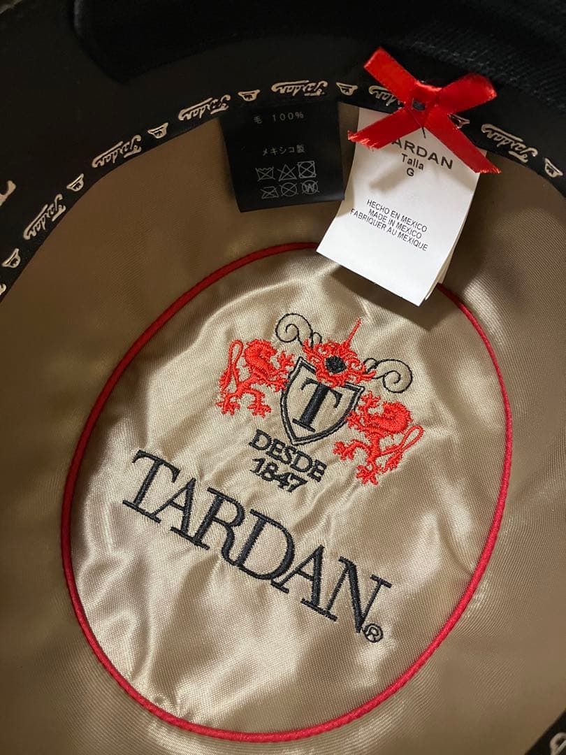 【極美品】 TARDAN ウールハット ボーターハット
