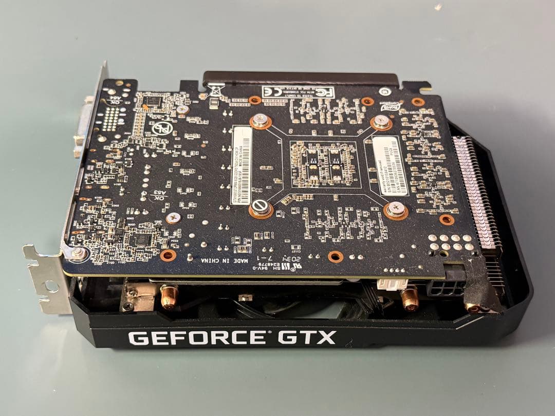 【Palit製 GTX1660 StormX 6GB グラフィックボード】