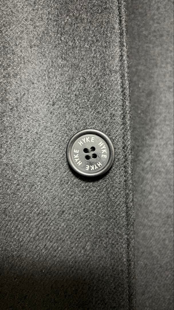 【2025AW】HYKEウールジャケット 黒 サイズ3