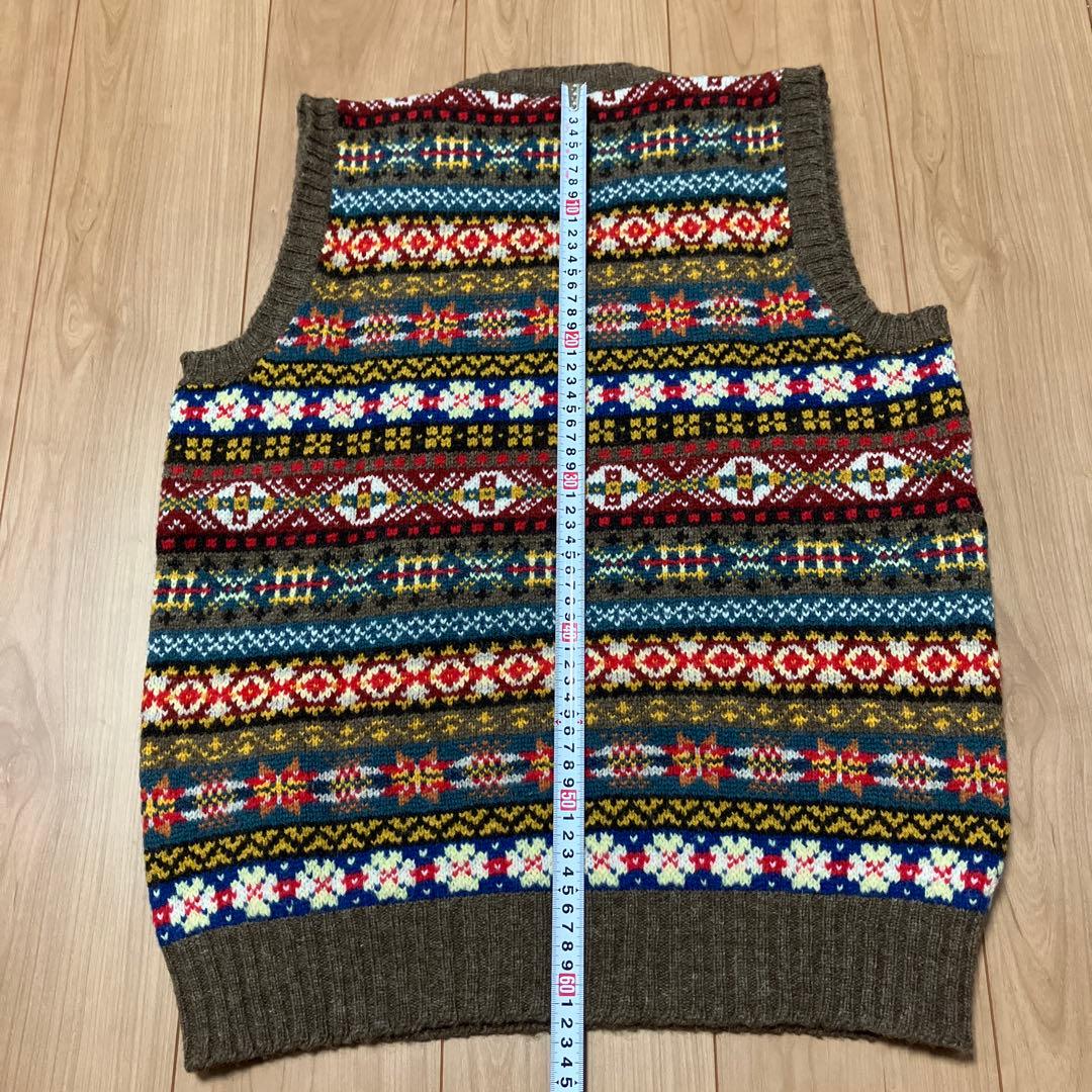 Jamieson's ジャミーソンズ フェアアイル柄 ウールベスト