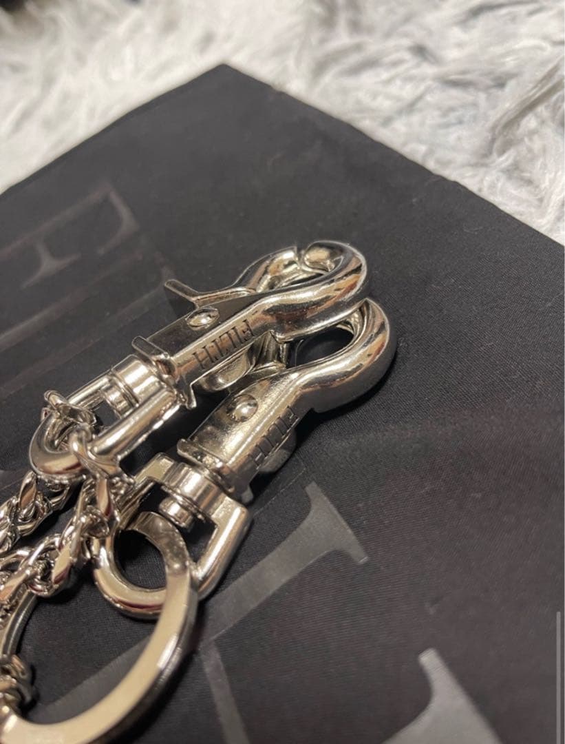 小物 FILTH TINY CUBAN DOUBLE CHAIN / SIL