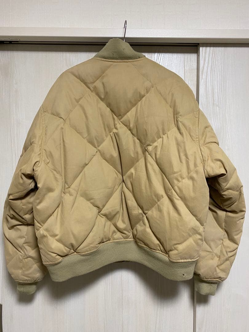 90s ポロラルフローレン ダウンジャケット スカイライナー型 ベージュ 短丈