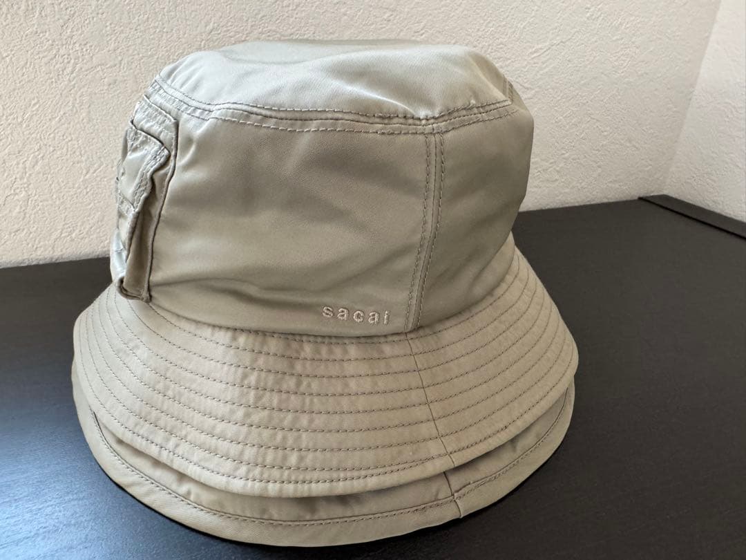 sacai サカイ　バケットハット　カーキ　サイズ1
