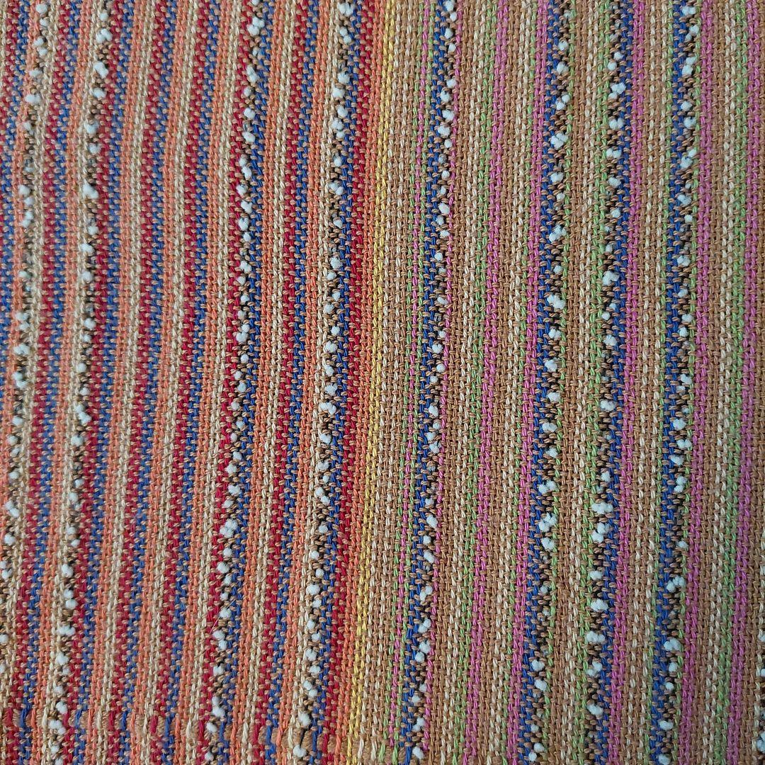 新品　　【手作り】　　【世界に１つだけ】の　さをり織りのれん　【2点】