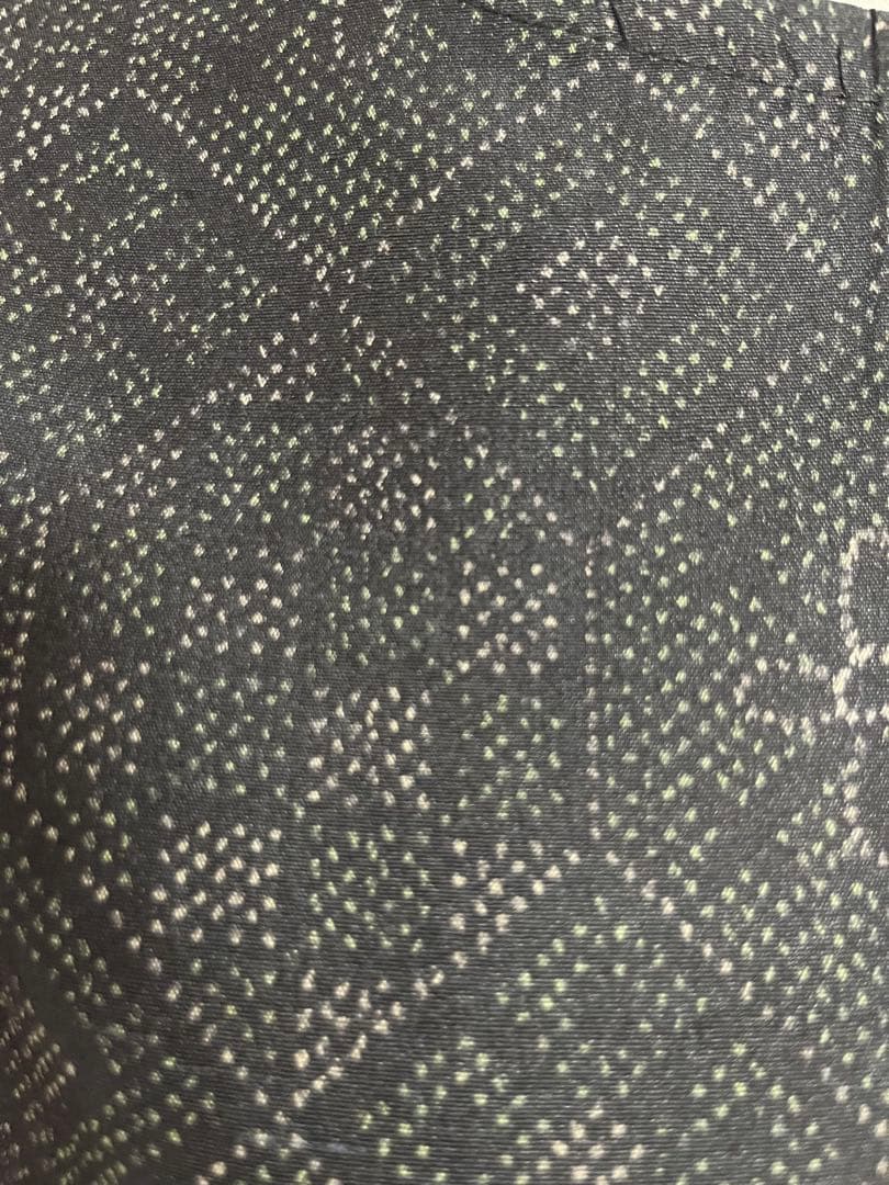 着物リメイクワンピース　大島紬120㎝