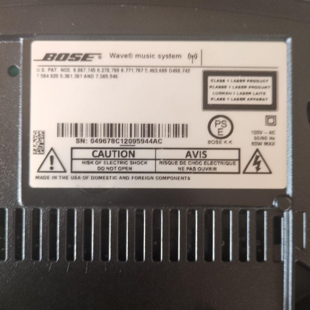 Bose Wave Music System 完動品　純正リモコンコード取説