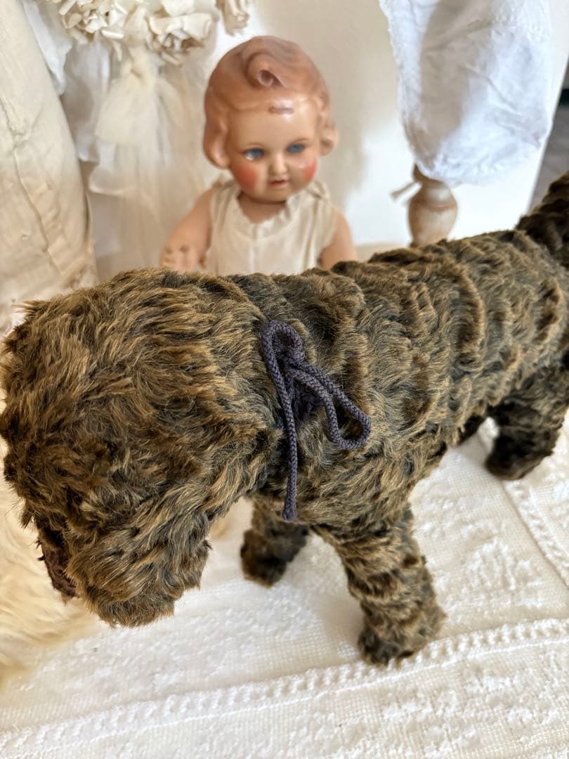 アンティーク 犬 アンティークテディベア アンティークベア フランスアンティーク