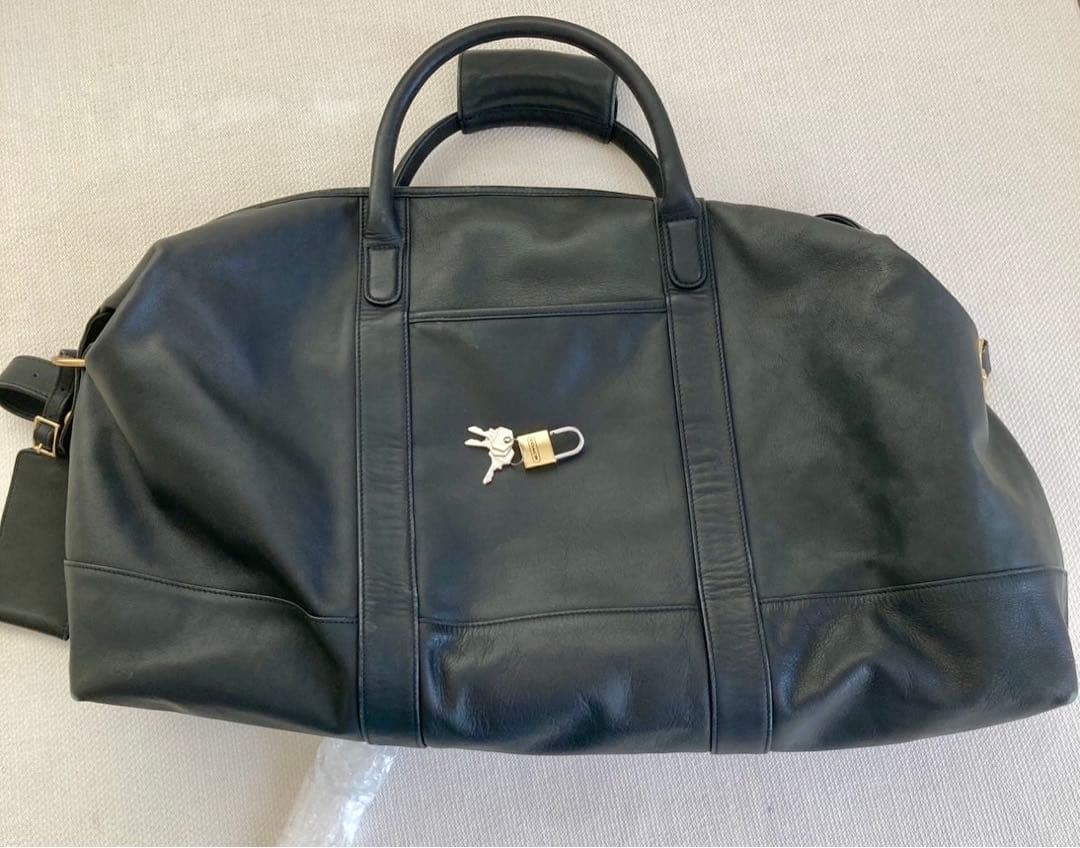 coach コーチボストンバッグ　レザー　ブラック　ショルダー2way