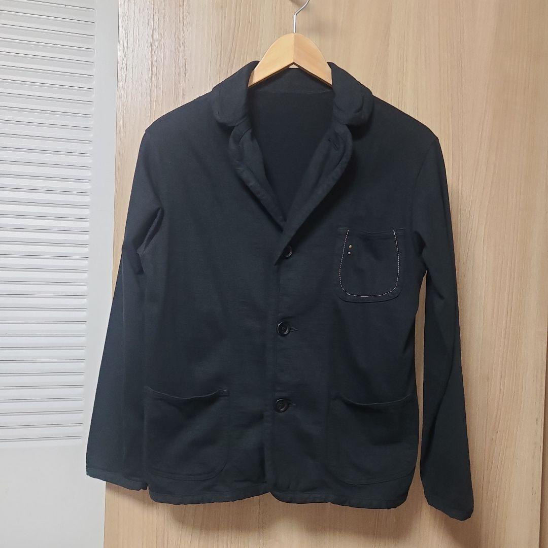 45R でこぼこ天竺の908チロリアンジャケット ブラック 02-S