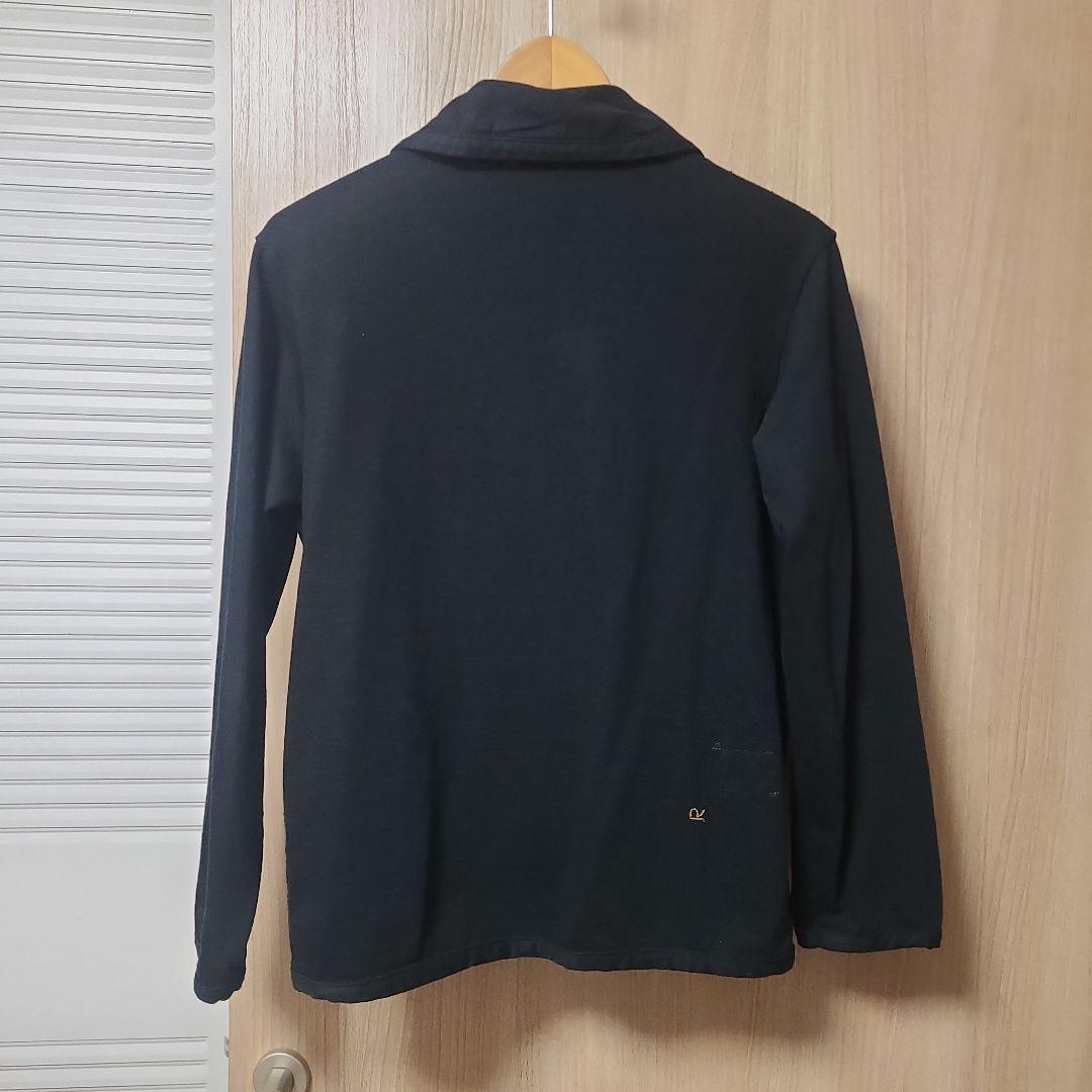 45R でこぼこ天竺の908チロリアンジャケット ブラック 02-S