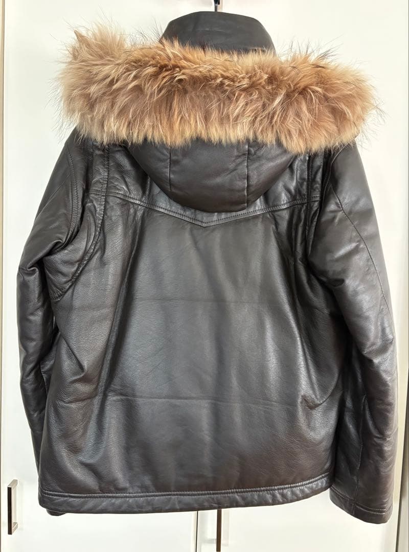 ポールスミス　ダウンジャケット　レザー　Paul Smith ベストにも　M