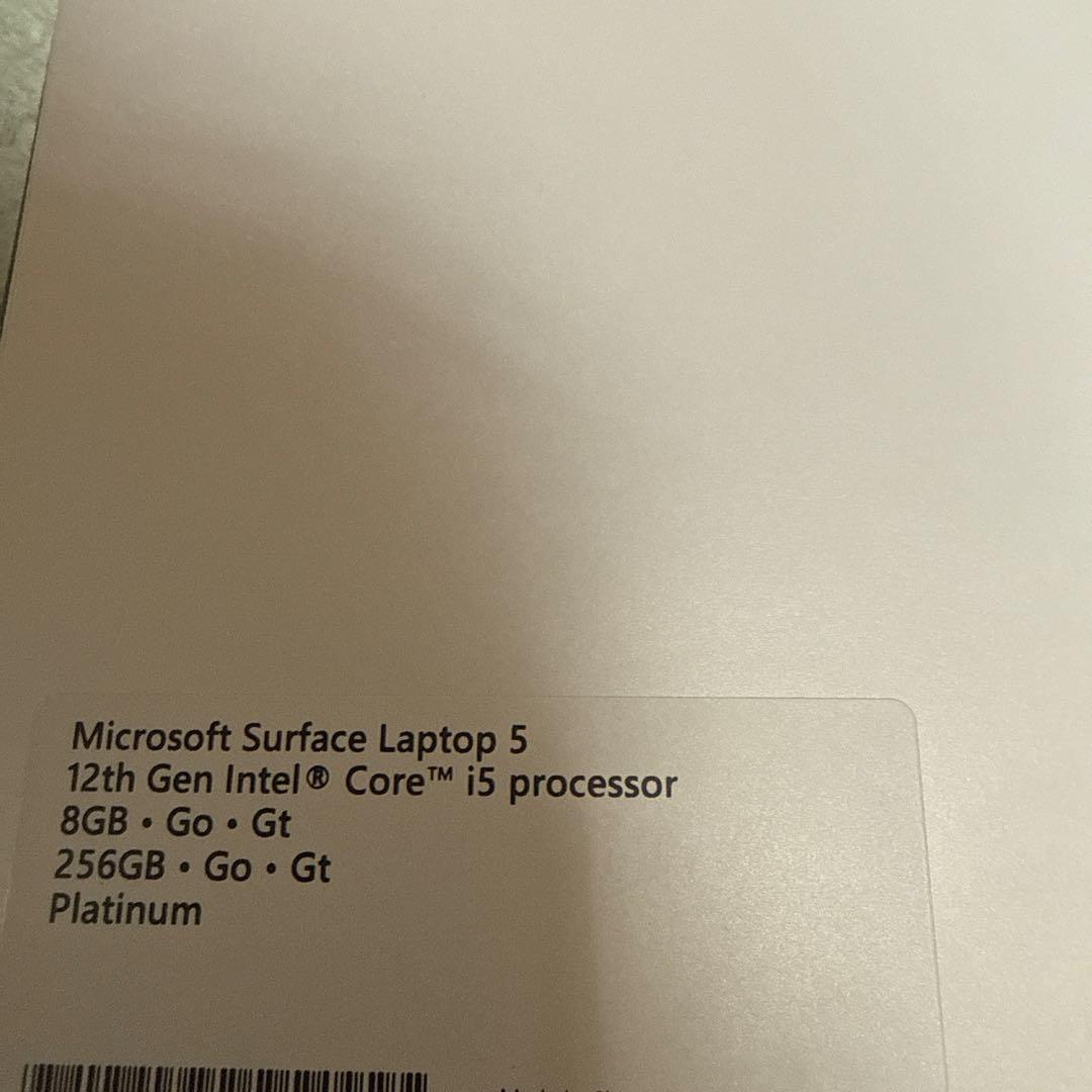 MicrosoftSurfaceLaptop⑤ 256GB 定価17万（安値‼️）