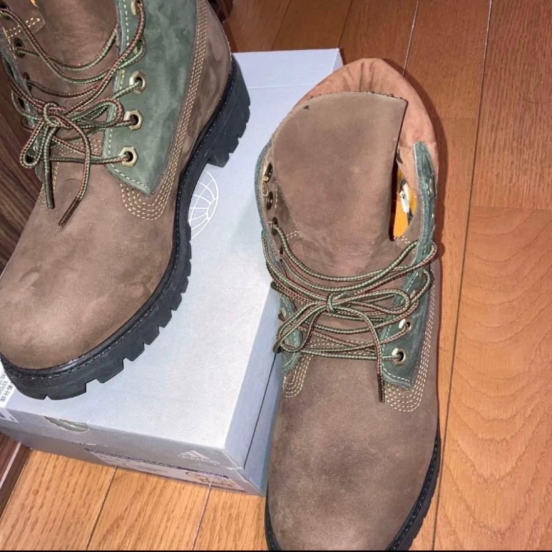 Timberland ティンバーランド 6インチブーツ ブラウン グリーン 箱無