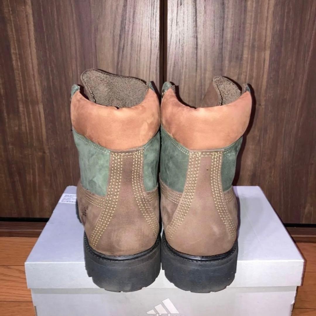 Timberland ティンバーランド 6インチブーツ ブラウン グリーン 箱無