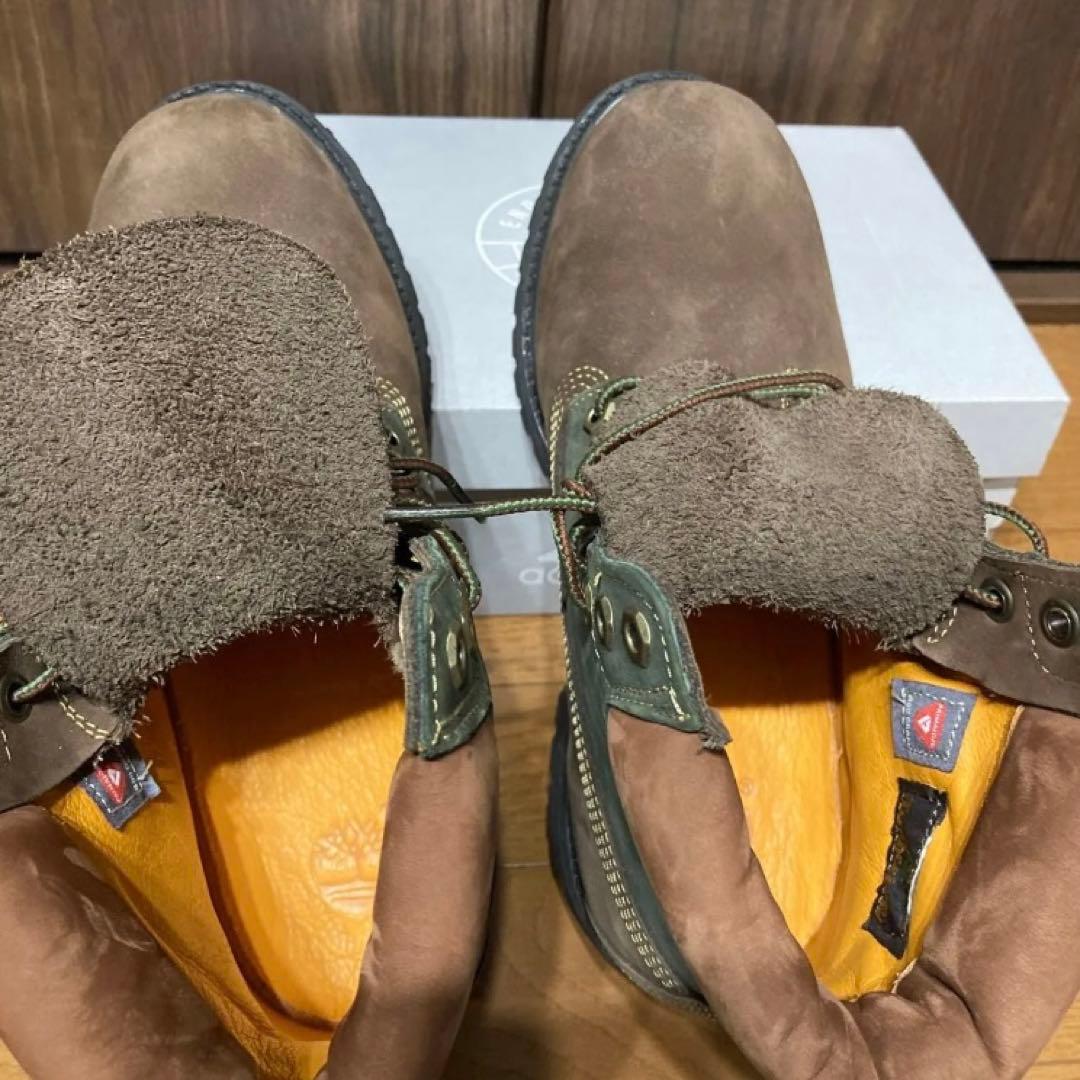 Timberland ティンバーランド 6インチブーツ ブラウン グリーン 箱無