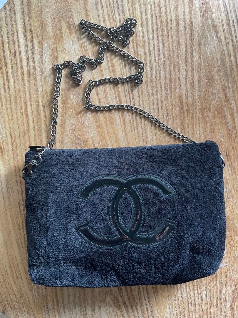 ココシャネル　シャネルショルダーバッグ　ノベルティ　パイル　モコモコ　ボア