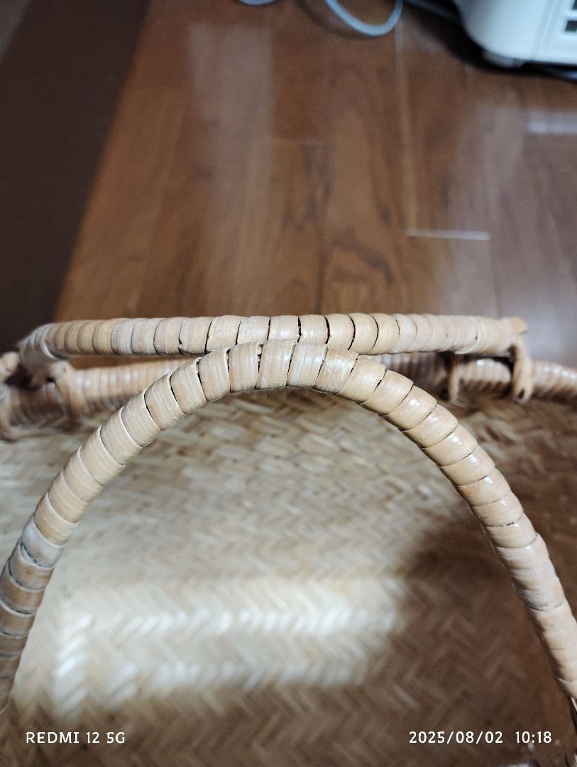 鳥越竹細工　スズタケ　カゴバッグ