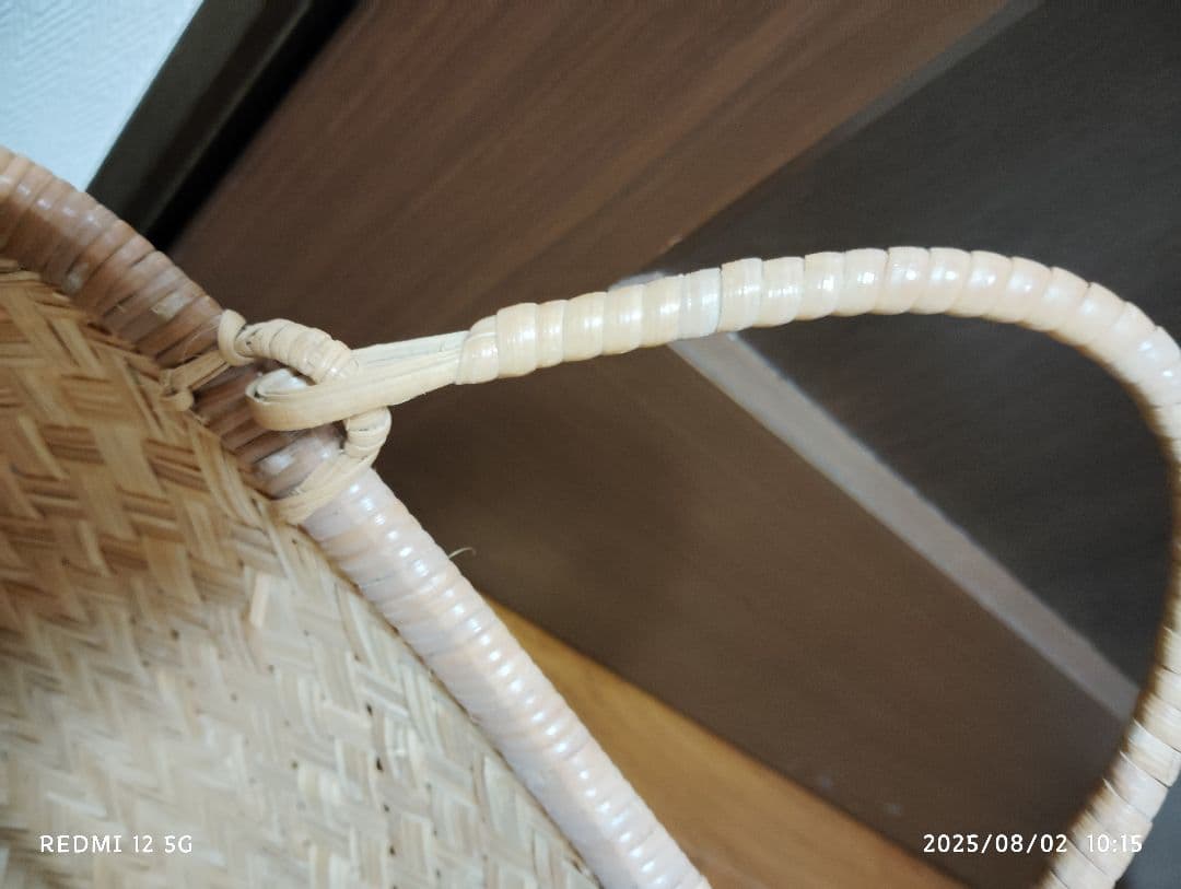 鳥越竹細工　スズタケ　カゴバッグ