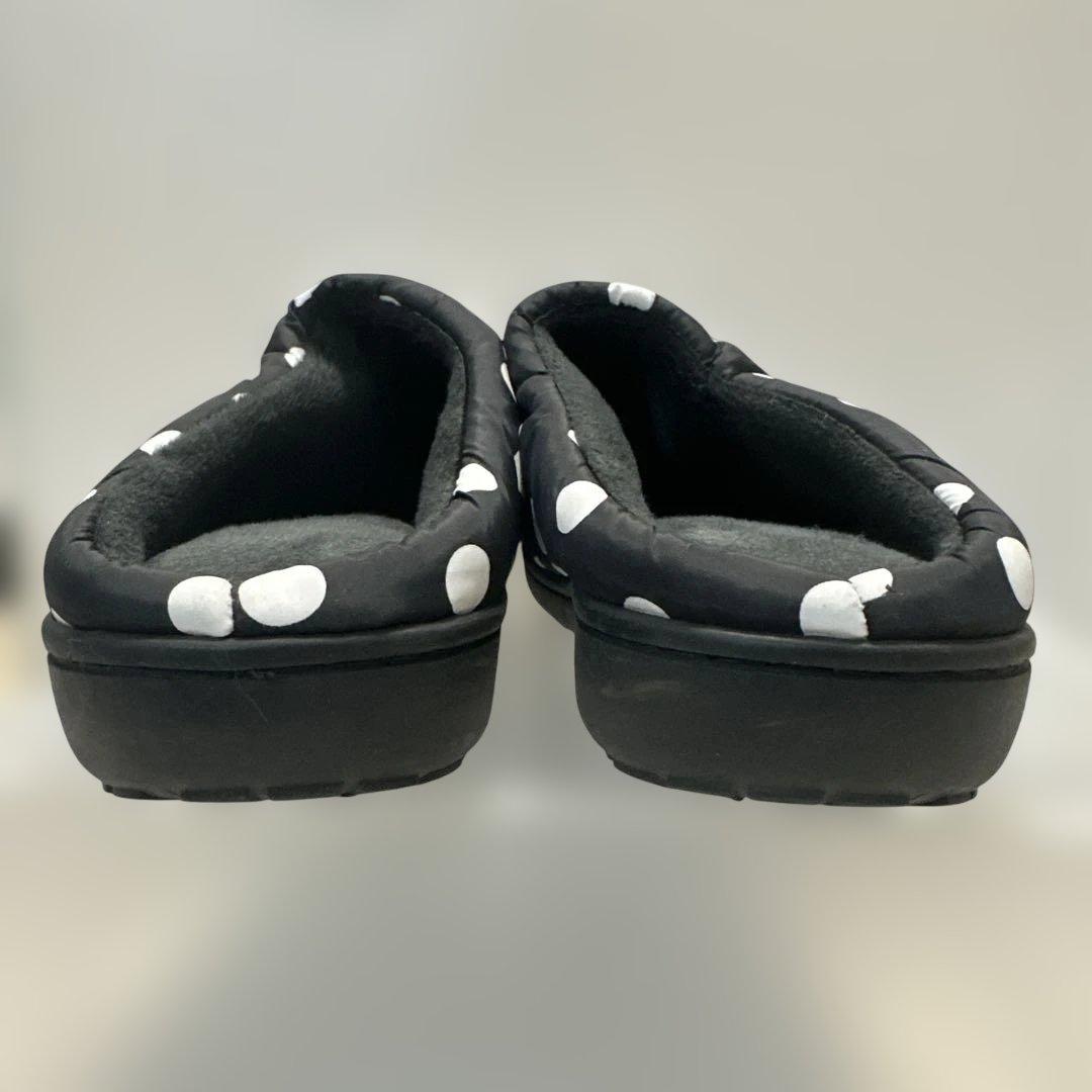 SUBU スブ スリッポン ドット ウィンターサンダル キルティング スリッパ