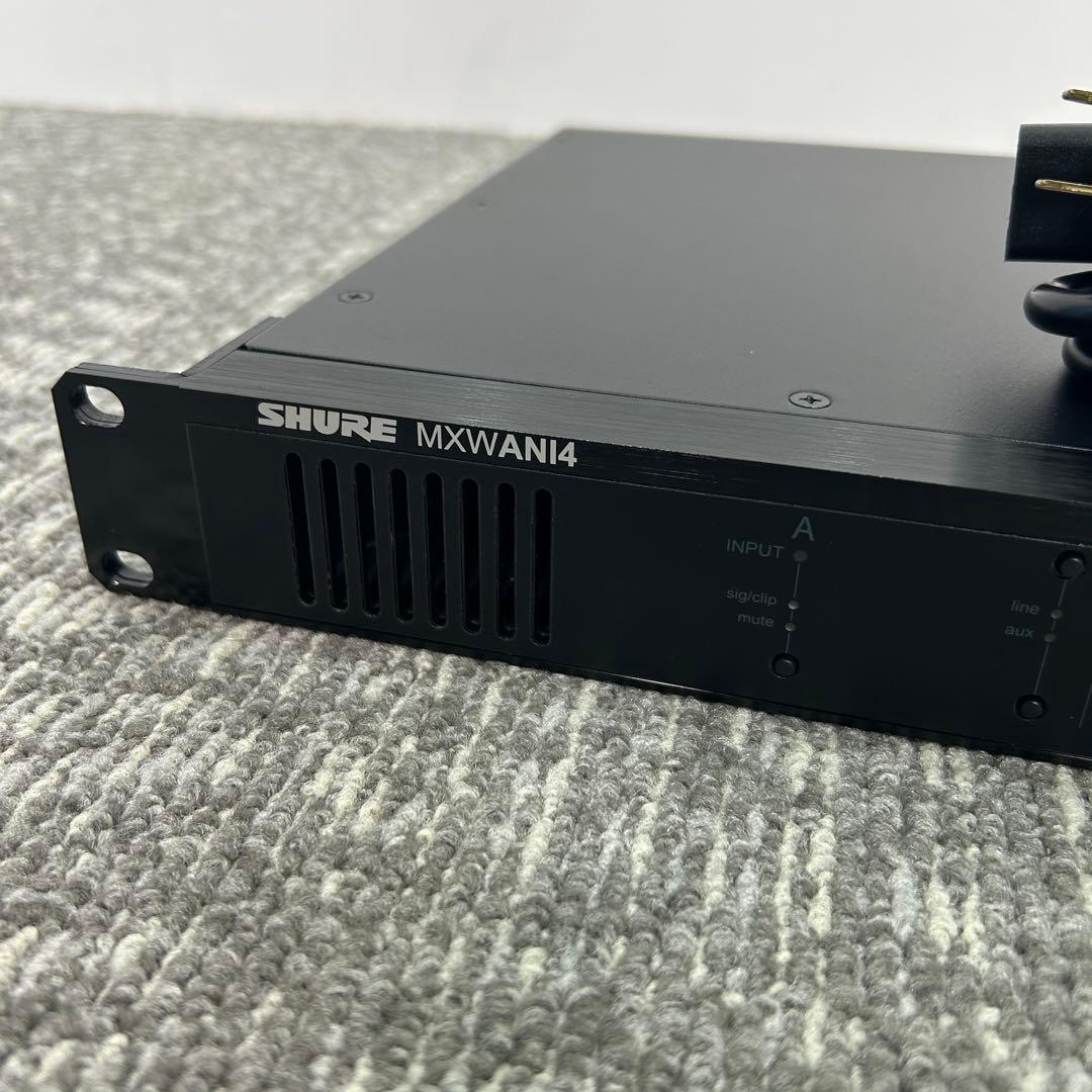 SHURE MXWANI4 オーディオネットワークインターフェース