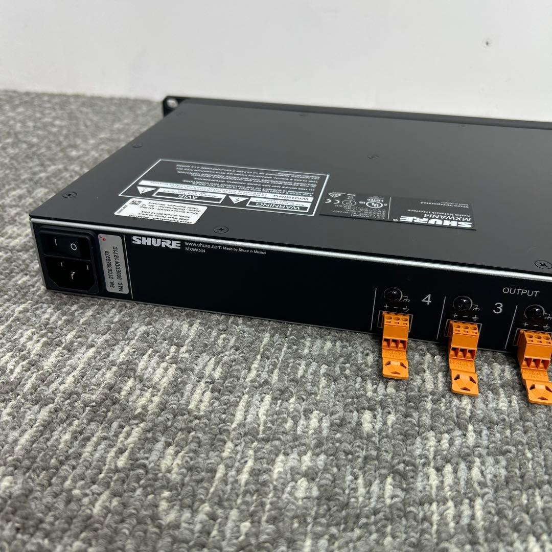 SHURE MXWANI4 オーディオネットワークインターフェース