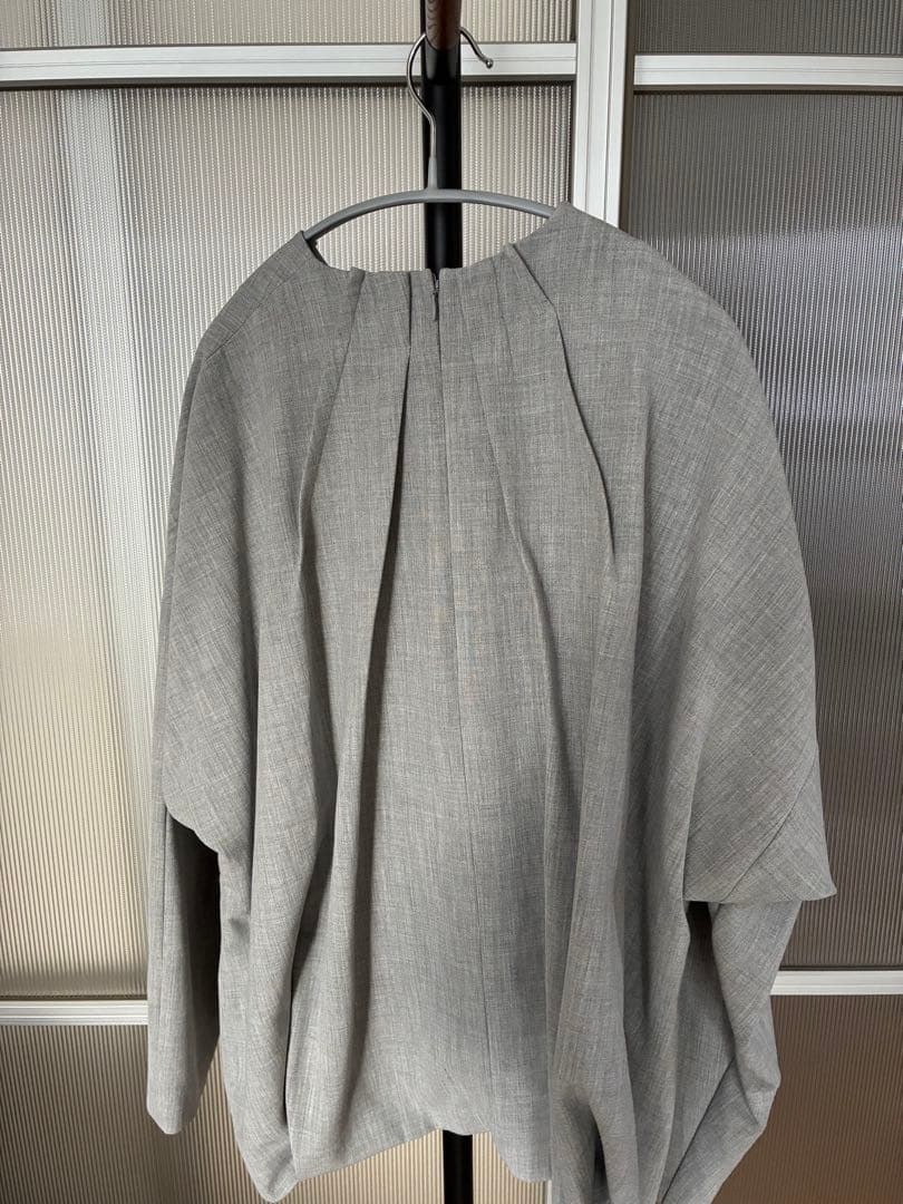 ENFOLD グレー 長袖ブラウス 38
