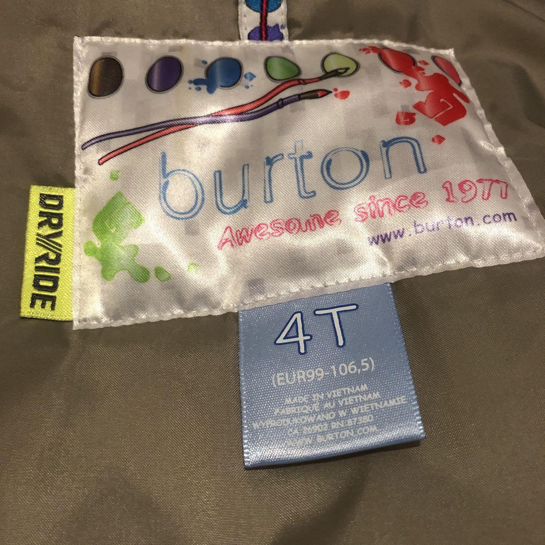 BURTON バートン ウェア スキー スノボ つなぎ 4T 100㎝
