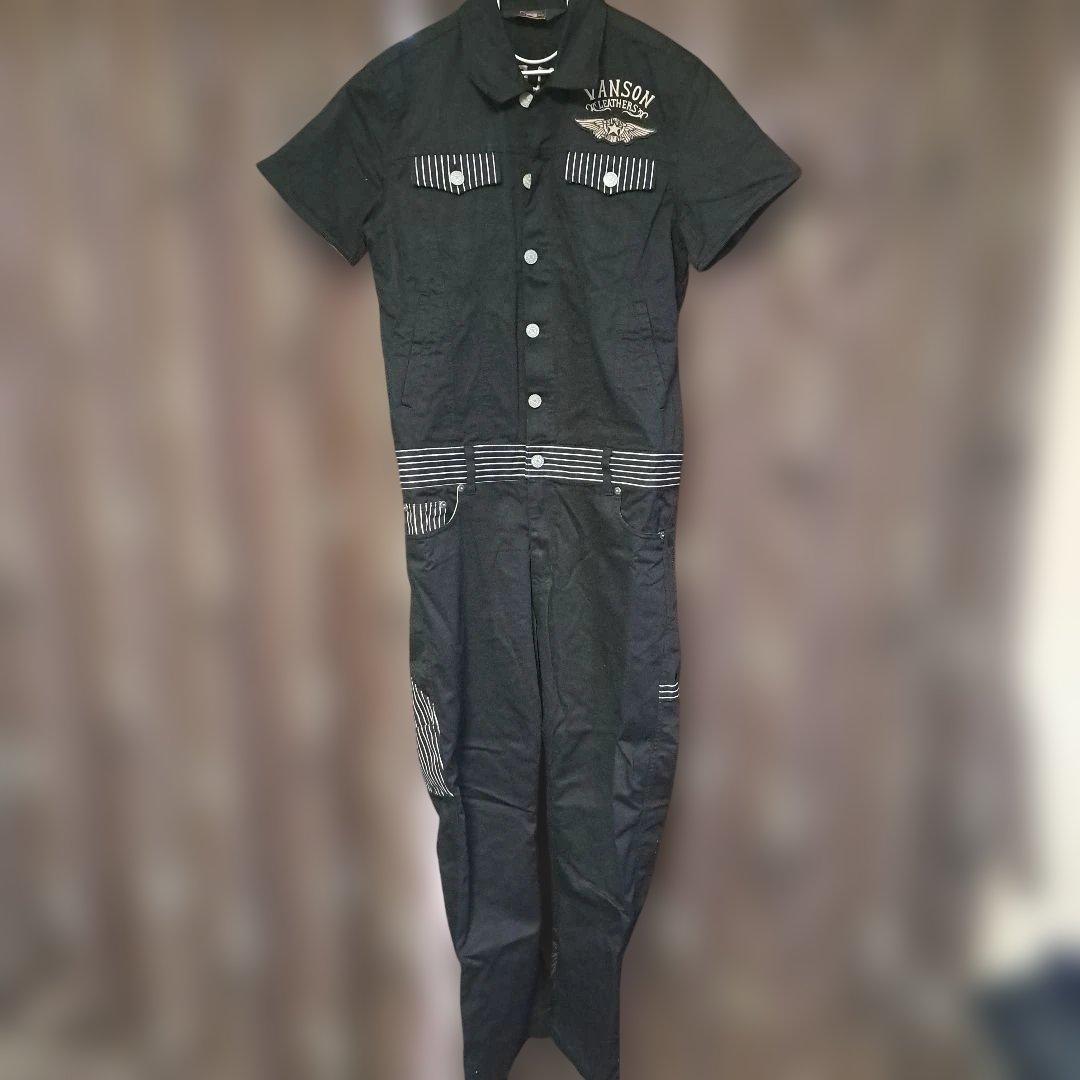 バンソン　メンズ繋ぎ刺繍